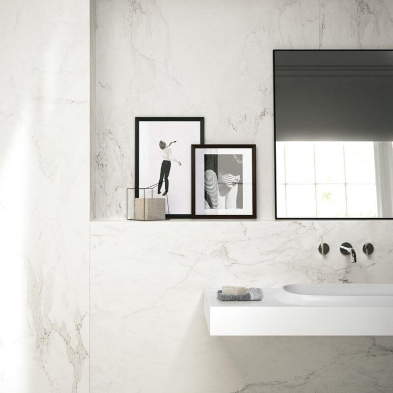 Mosaico in Gres Porcellanato Effetto Marmo Rettificato Smooth 30x30 9mm Calacatta Stones & More 2.0 - Florim