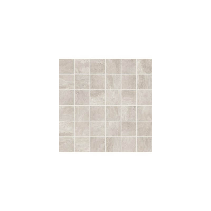 Mosaico in Gres Porcellanato Effetto Pietra Grip 30x30 9mm Gris Ardoise - Florim