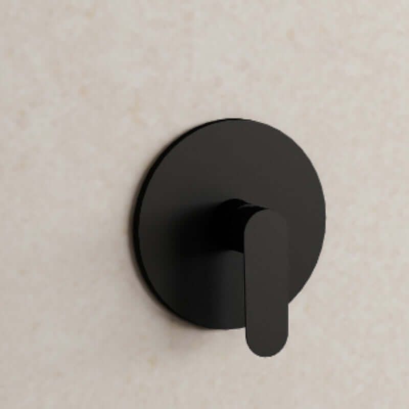 Miscelatore Incasso Doccia Nero Satinato - Neptune