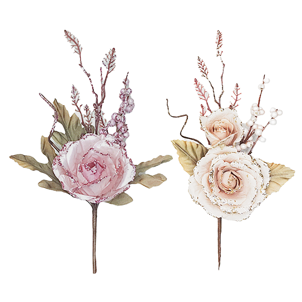 Casolaro Hotellerie Spa Set of 6 pick roses with elements Casolaro Hotellerie SpA