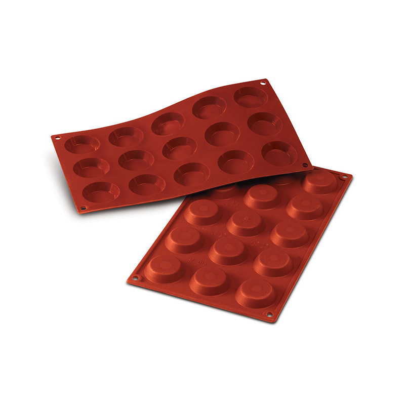 Casolaro Hotellerie Spa 15 Tartlets mold in silicone Silikomart