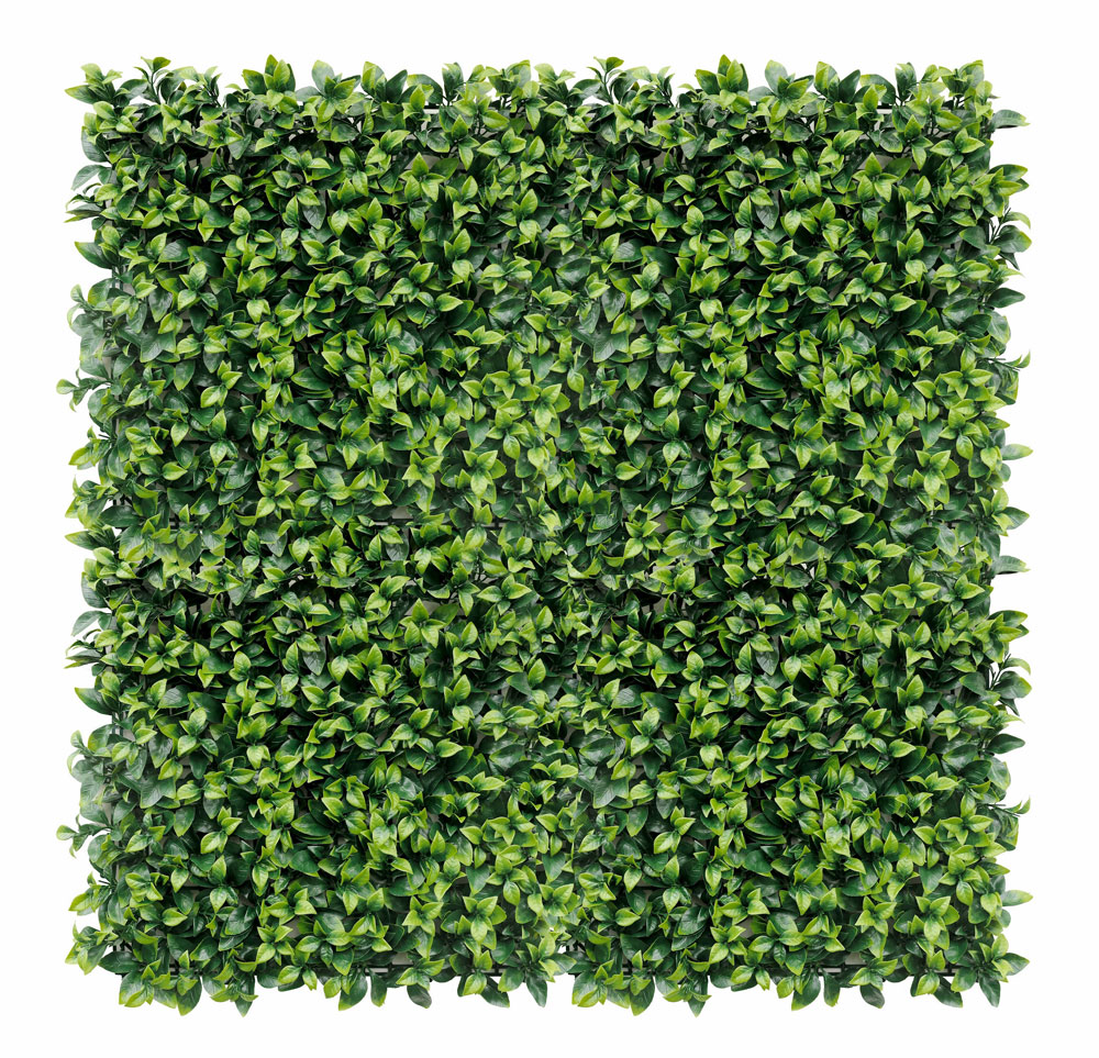 VERDEVIP Siepe Artificiale GARDENIA cm 100×100 in mattonelle-U-1540X100
