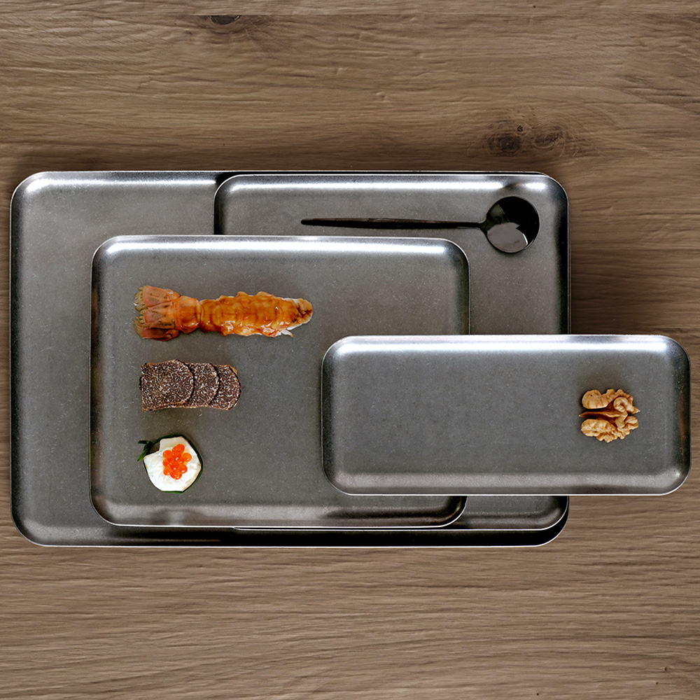 Casolaro Hotellerie Spa Vieja Vintage Steel Tray Viejo Valle