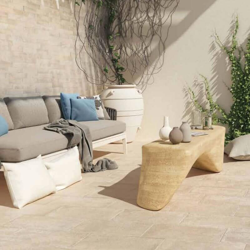 Gres Porcellanato Effetto Pietra Grip 50x50 Volterra Geobrick - Monocibec