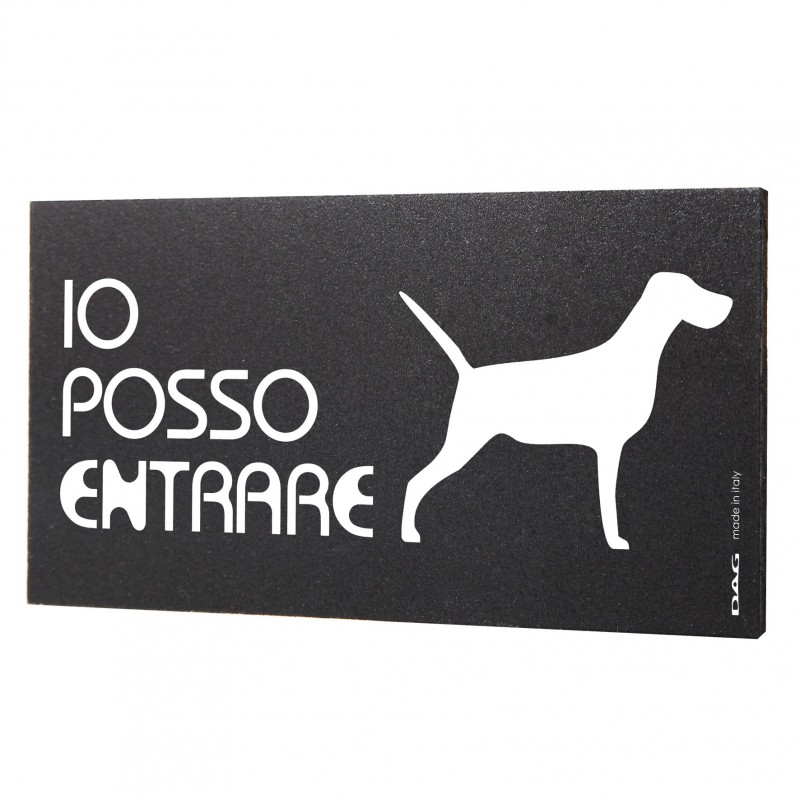 ACCESSO CANI 8X15 CM DA PARETE DAG STYLE