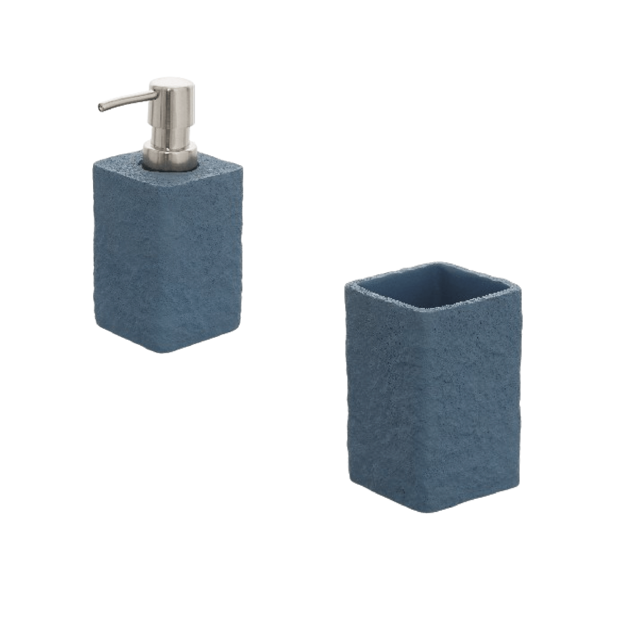 Set 2 Accessori D'Appoggio Feridras "Sabbia" Blu Pastello