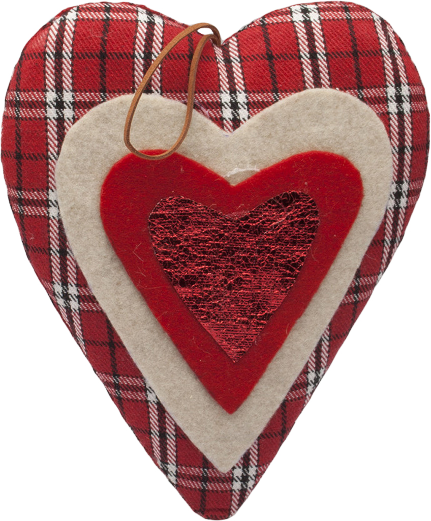 Addobbo Cuore Red Christmas