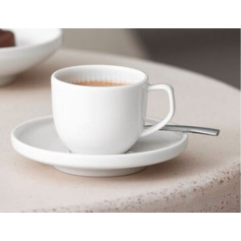 AFINA SET 6 TAZZE CAFFE' 50 ML CON PIATTINO 11.5 CM. VILLEROY BOCH