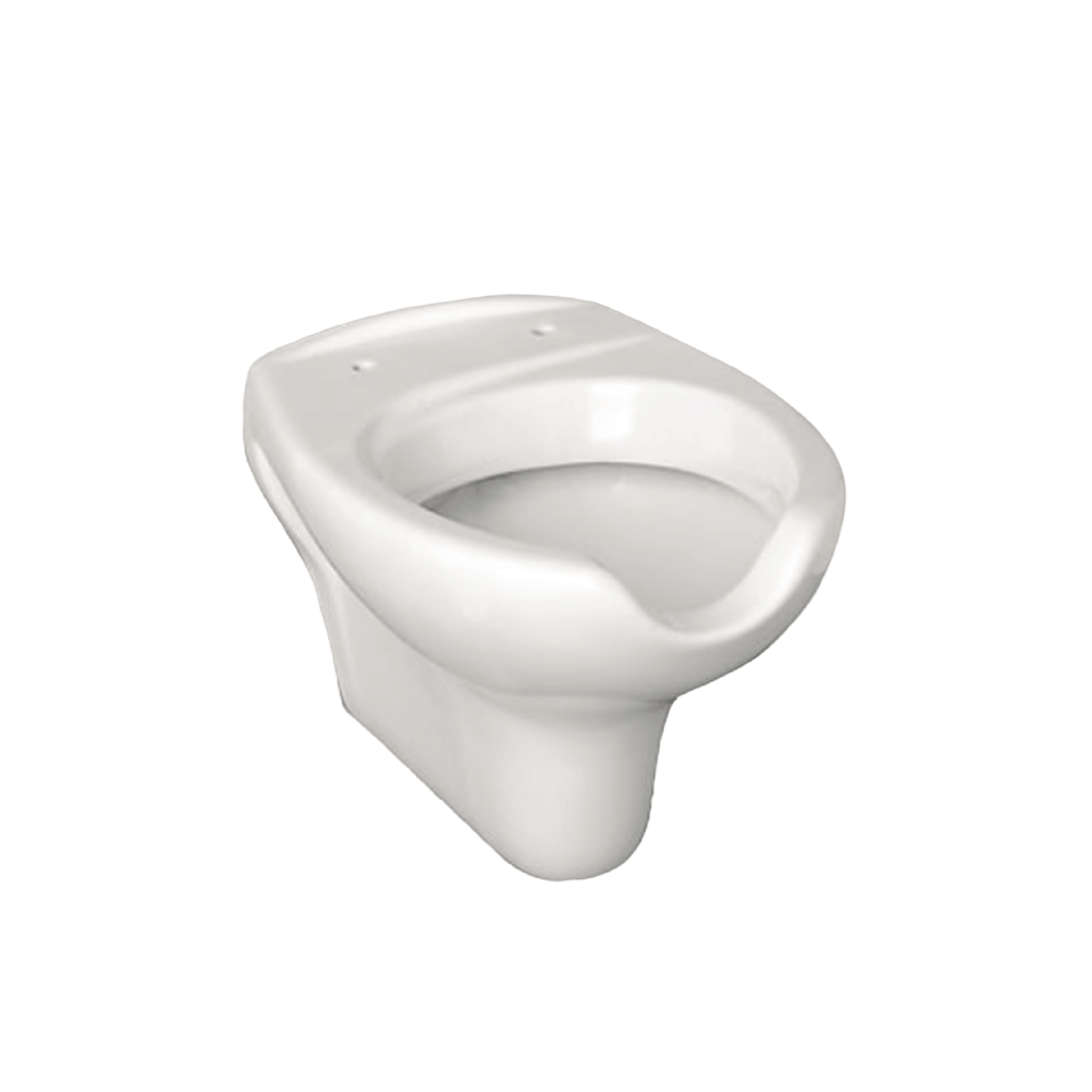 Wc Sospeso Accessibile Con Scarico a Parete Bianco Lucido