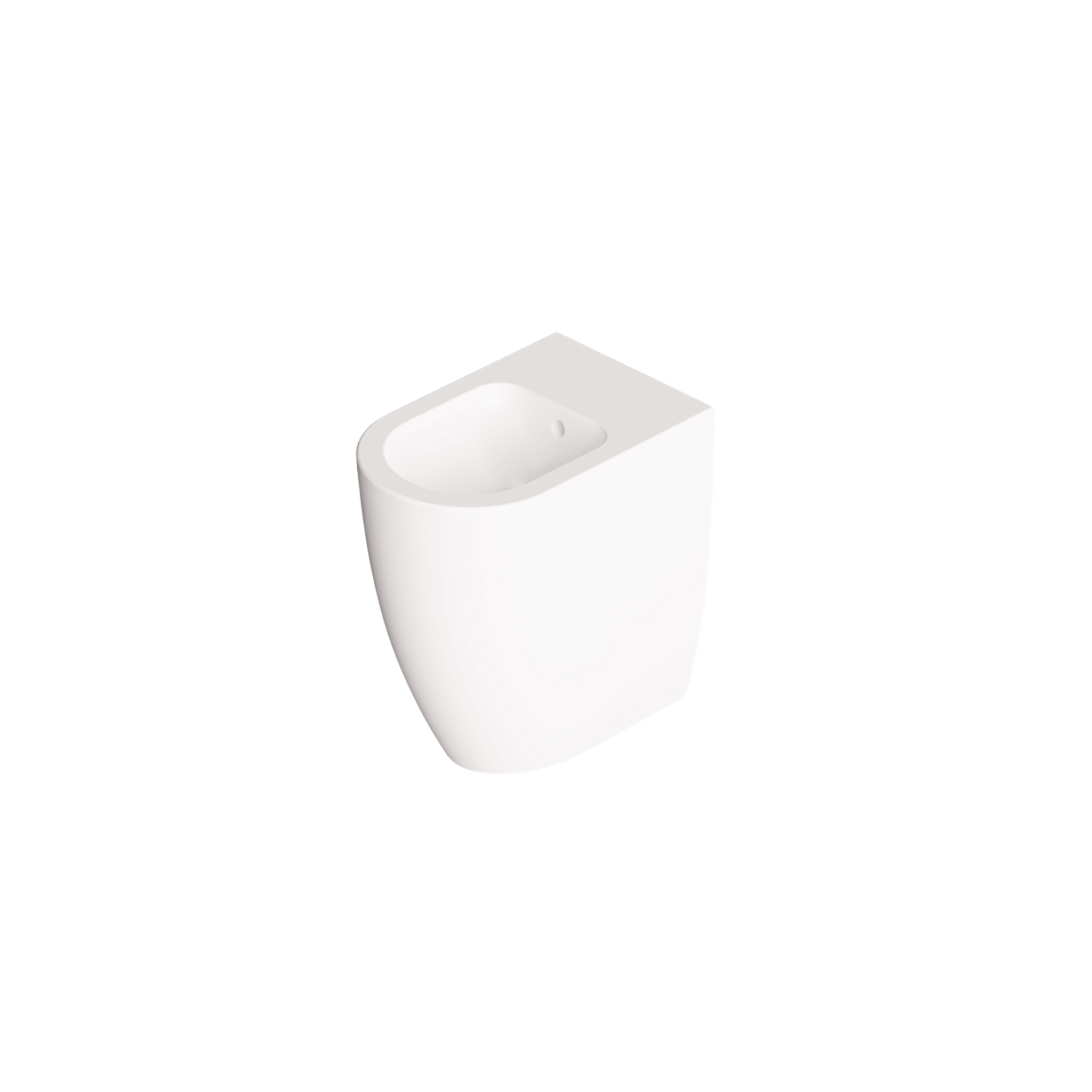 Bidet a Terra H 50 Alice Ceramica "Form" Bianco Lucido