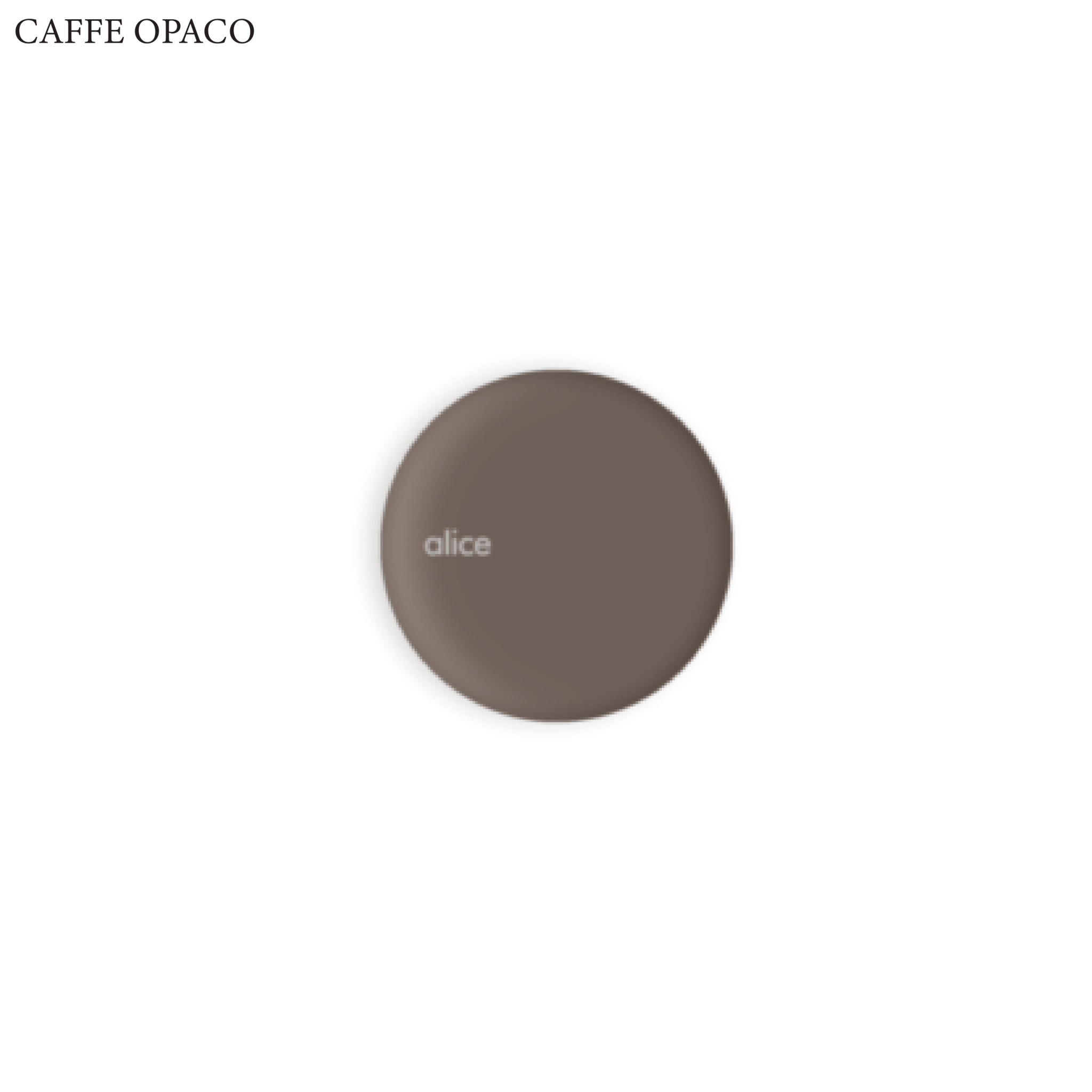 Piletta Sifonata Per Piatto Doccia Alice Ceramica "Form" Caffè Opaco