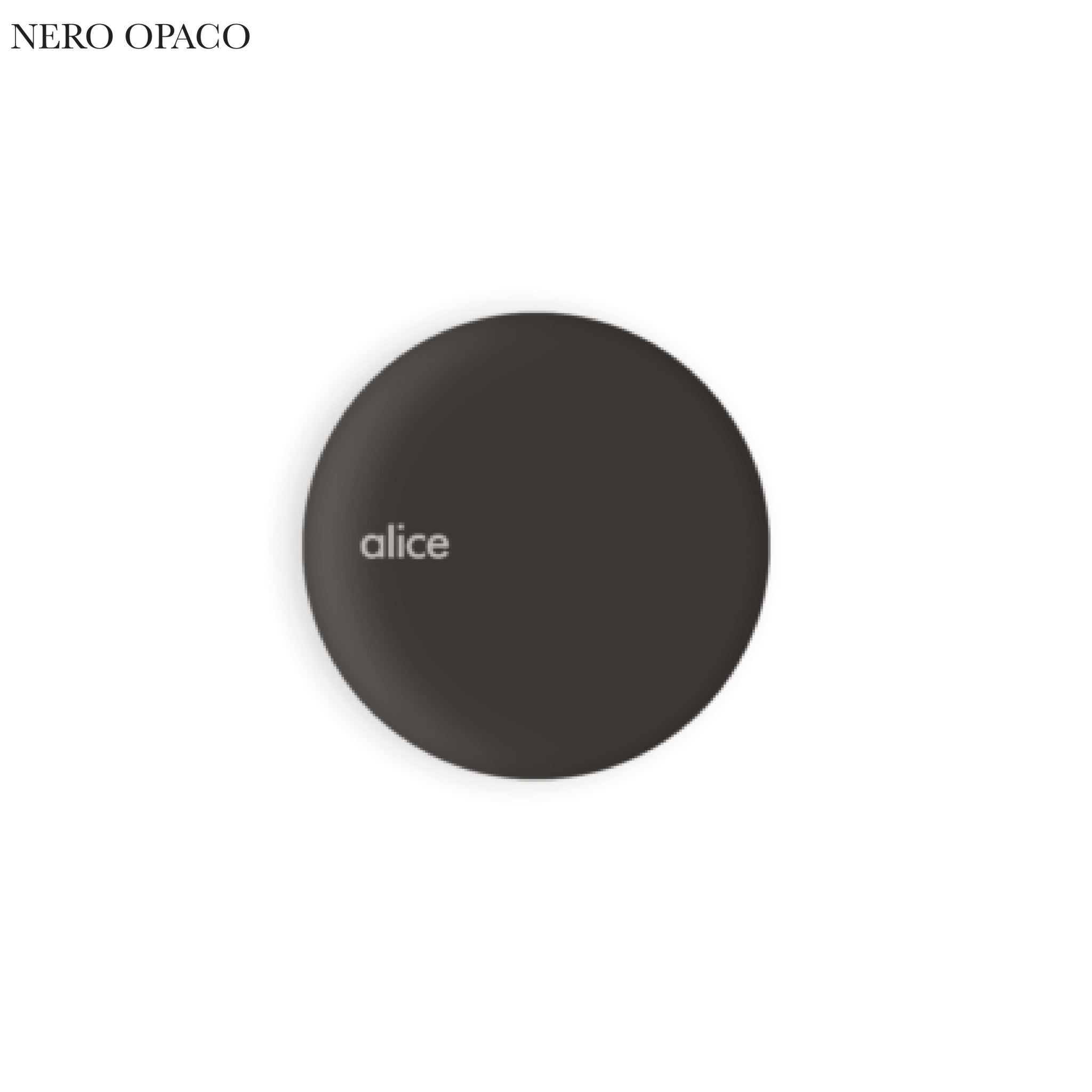 Piletta Sifonata Per Piatto Doccia Alice Ceramica "Form" Nero Opaco