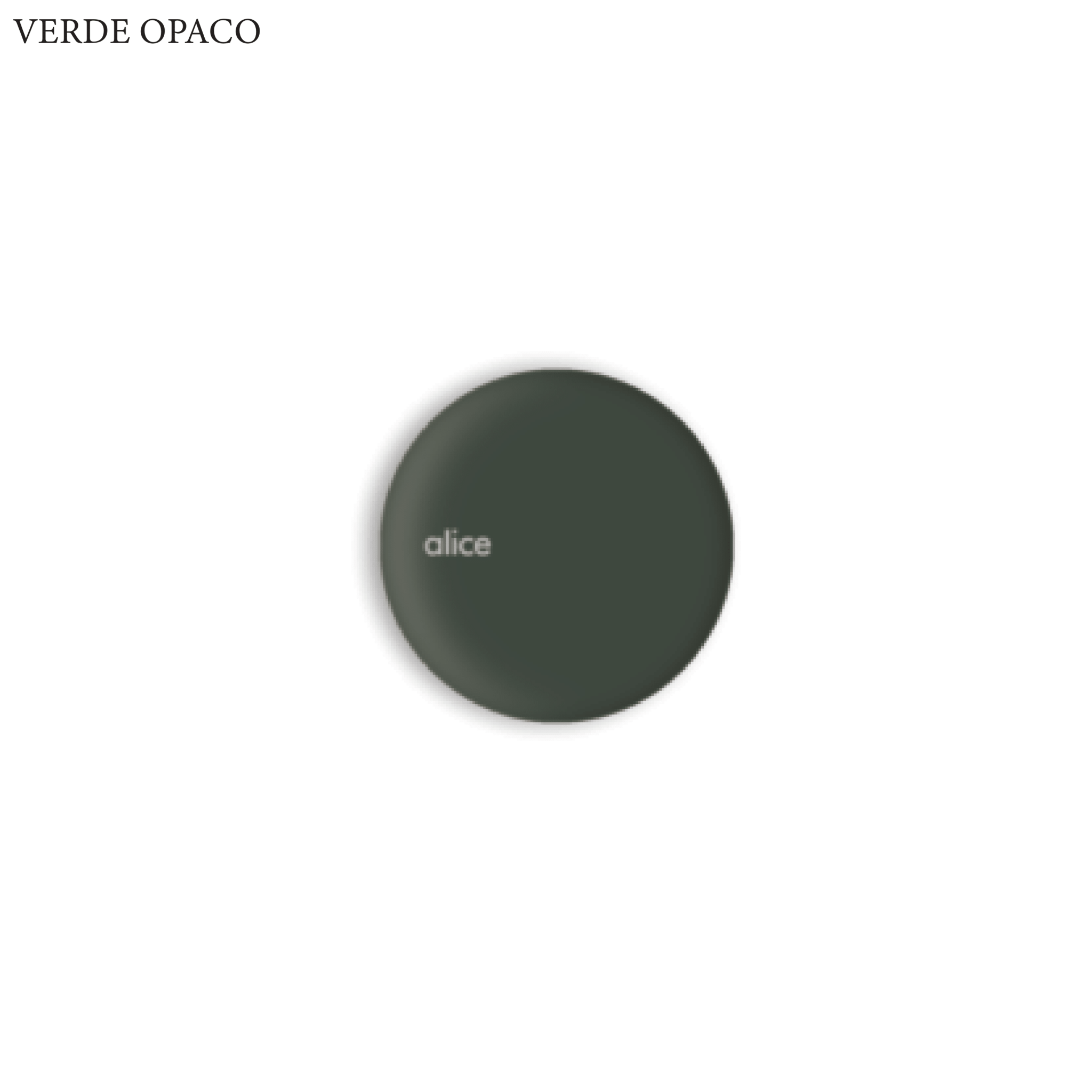 Piletta Sifonata Per Piatto Doccia Alice Ceramica "Form" Verde Opaco