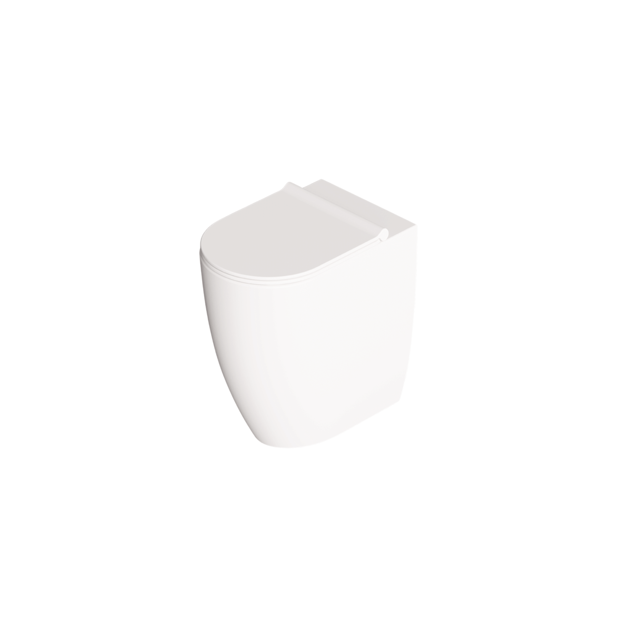 Wc a Terra H 50 Senza Brida Alice Ceramica "Form" Bianco Lucido