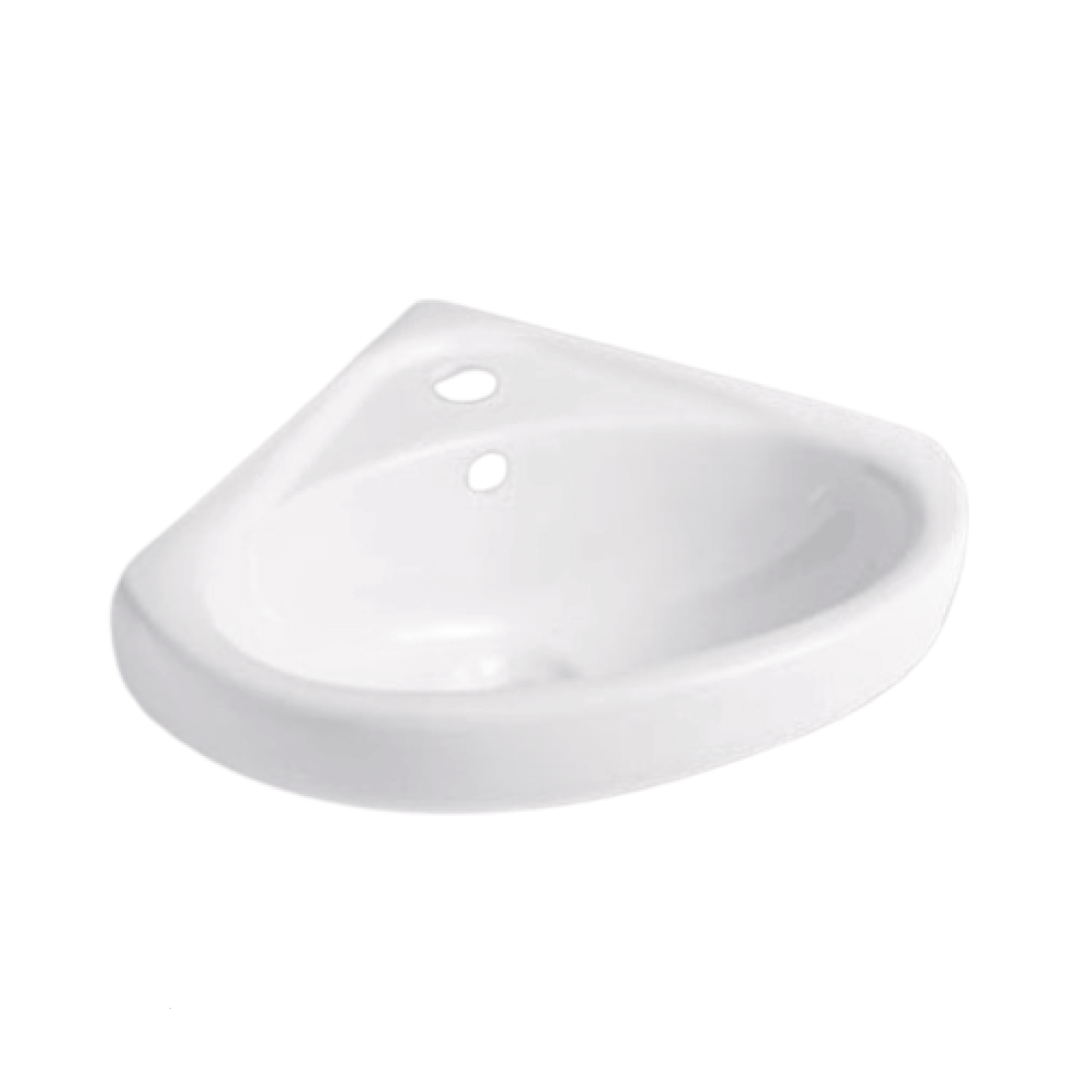 Lavabo Angolare 31,5 Cm Alice Ceramica "Sleepy" Bianco Lucido