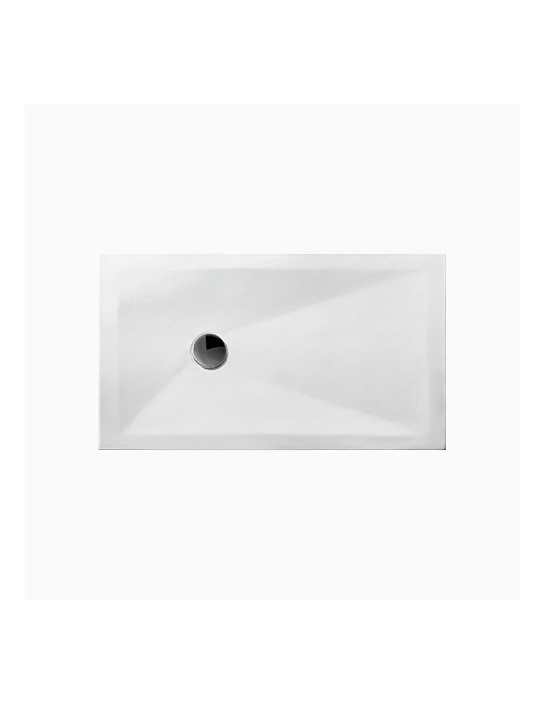 Althea - Piatto doccia ceramica JO' 3 cm di spessore Plus+Ton 80x100cm