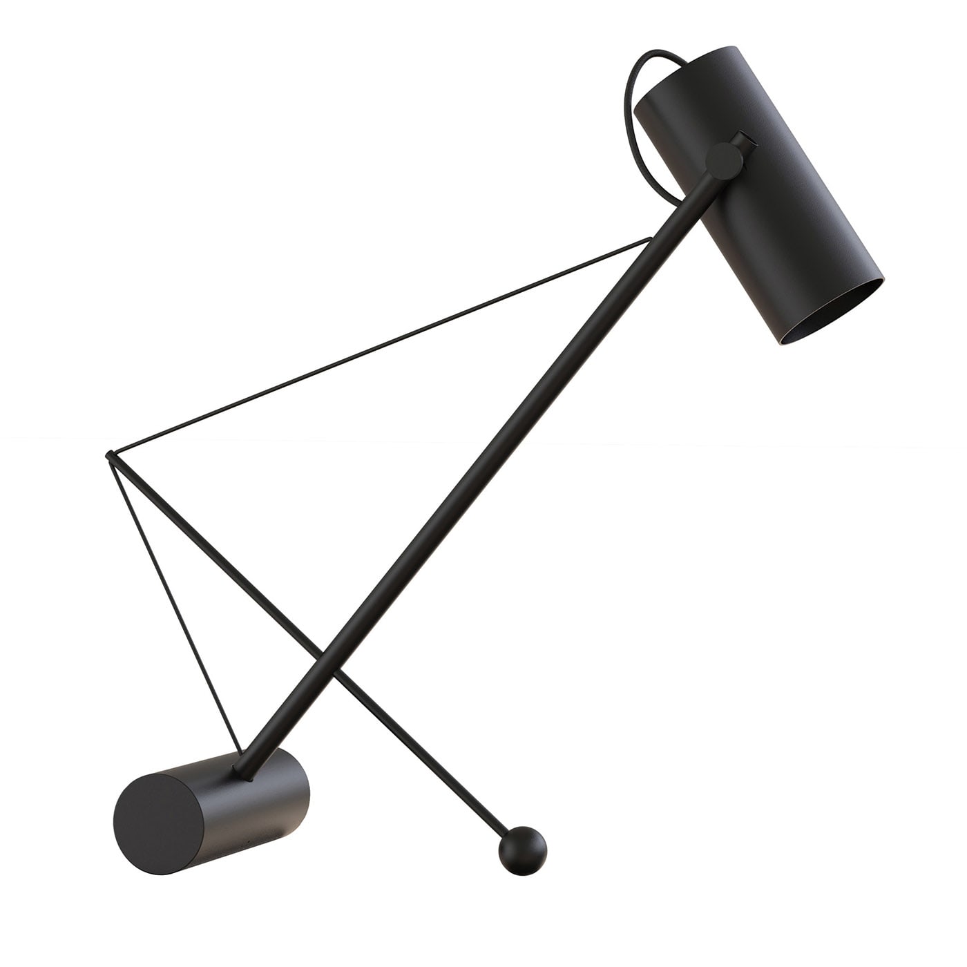 ED049 Lampada da tavolo nera