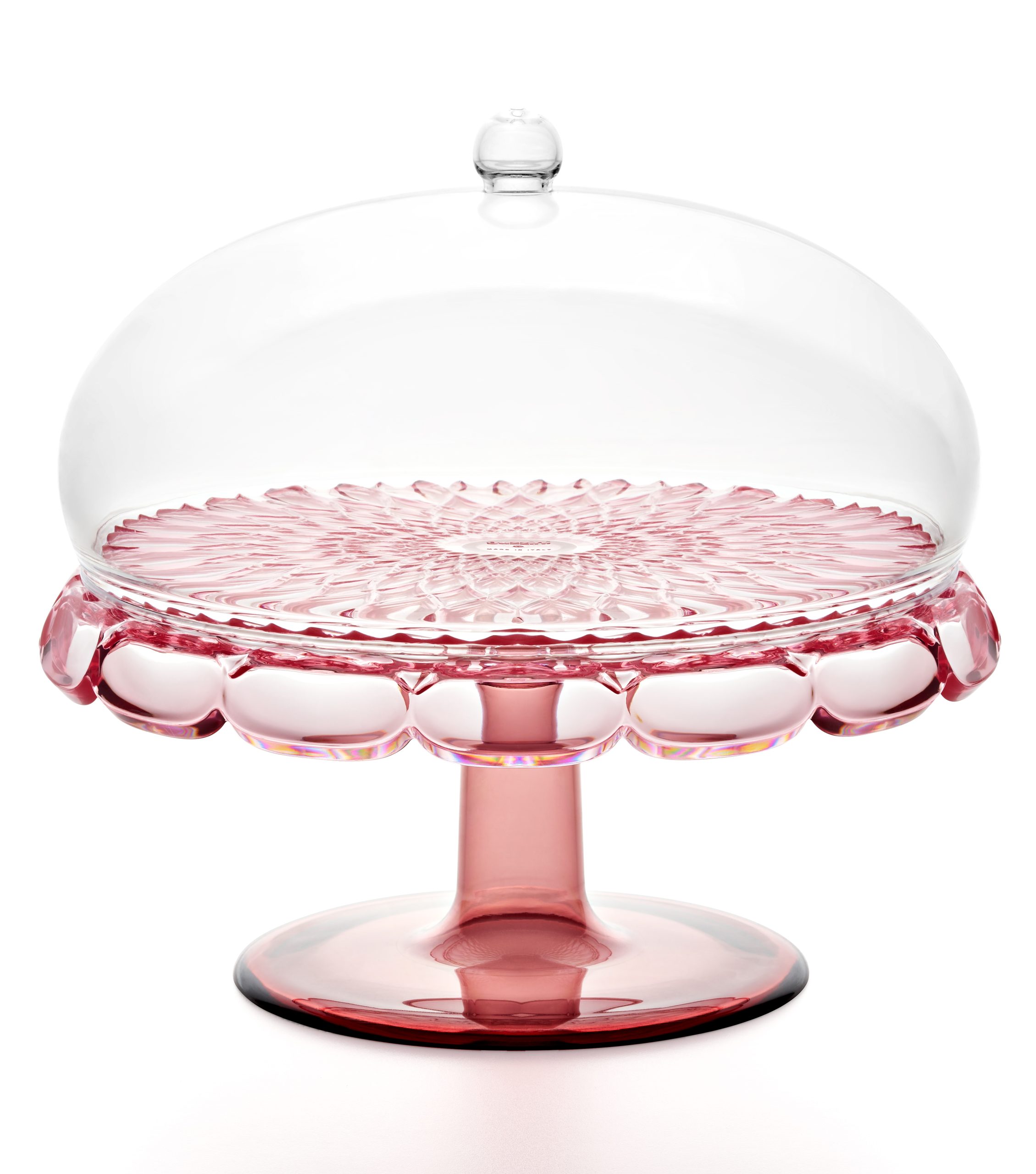 Alzata Con Campana Vanity Rosa Flamingo