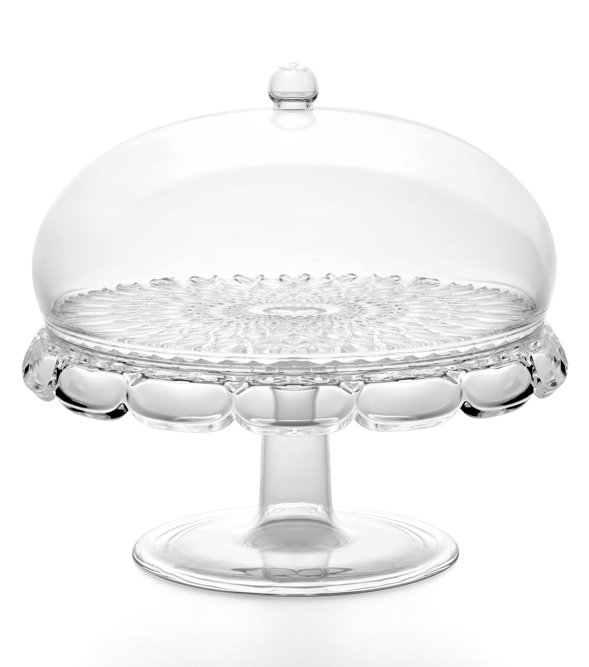 Alzata Con Campana Vanity Trasparente