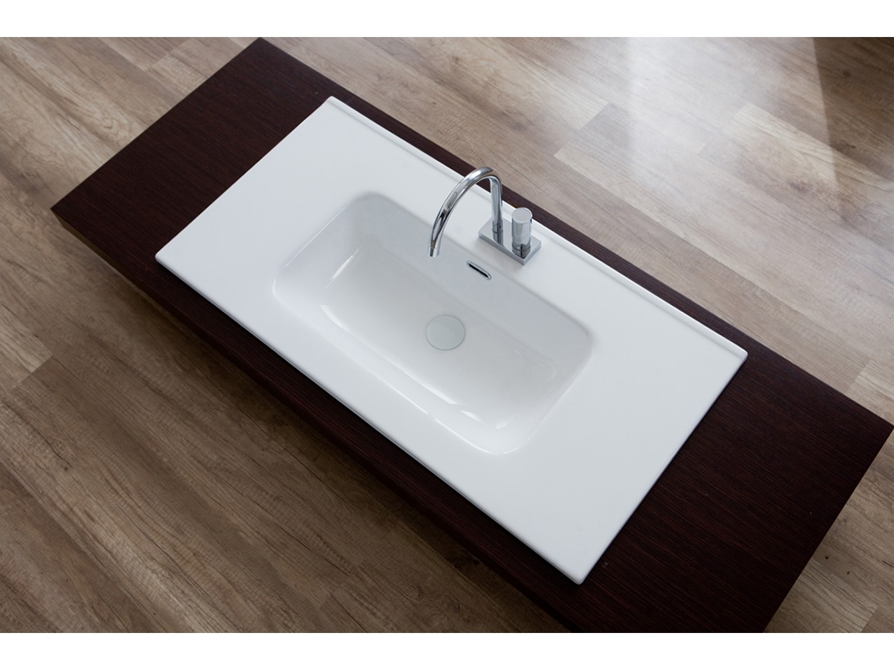 Lavabo Incasso Unitop Andy 81X46,5 cm in Ceramica Bianco Lucido-78860