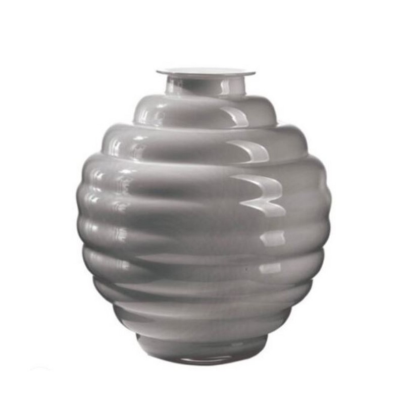 ANELLI VASO OPALE GRIGIO H 31 CM. ONLYLUX