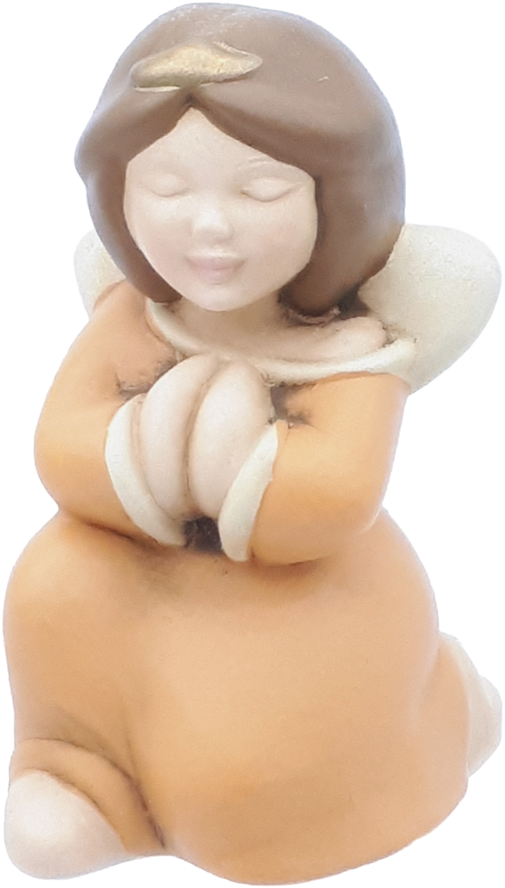 Angelo Custode Mani Giunte Arancio