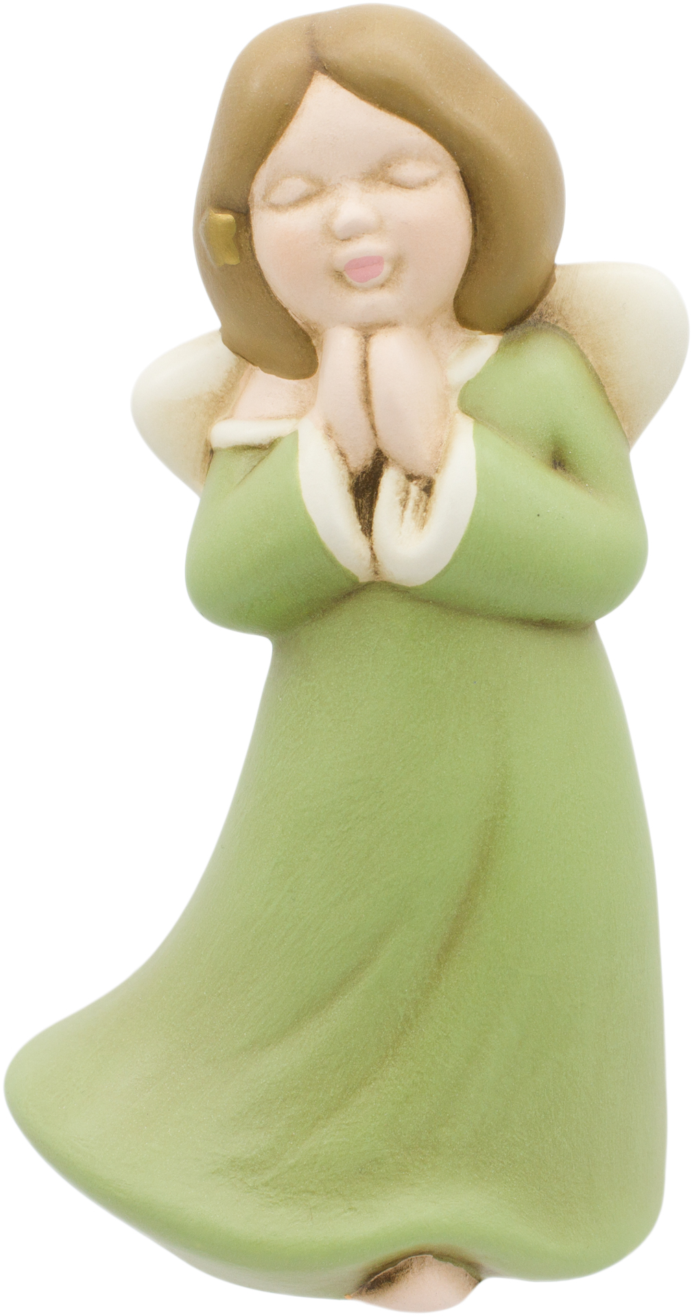 Angelo Verde Con Mani Giunte