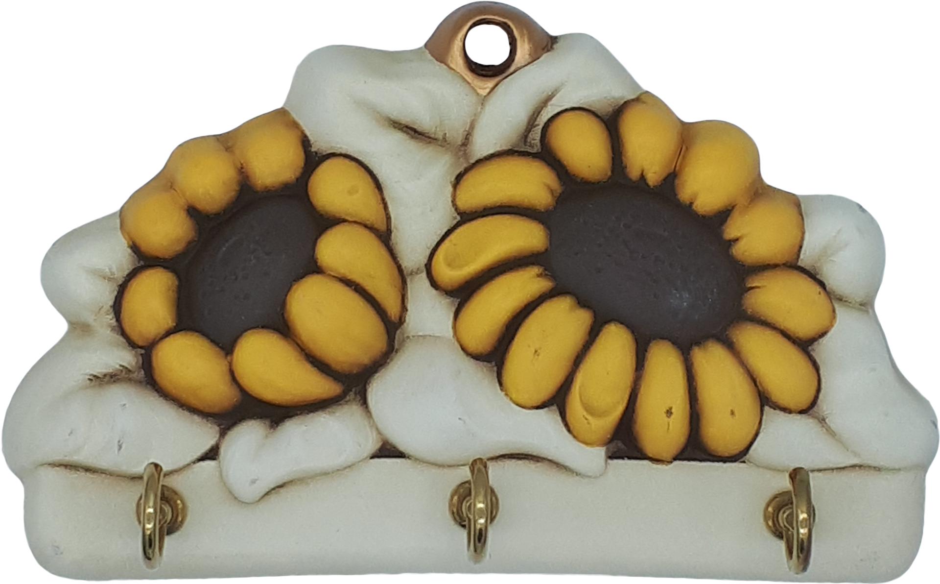 Appendichiavi 3 Ganci Con Girasoli