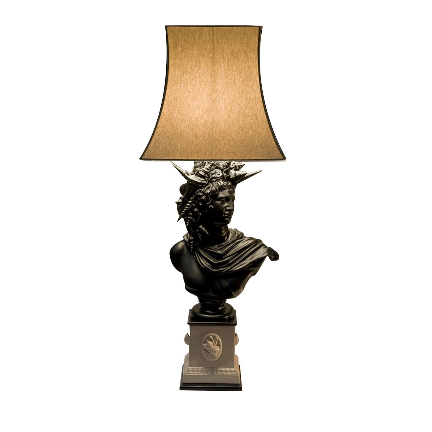 Lampada da tavolo Apollo in bianco e nero di Antonio Fullin