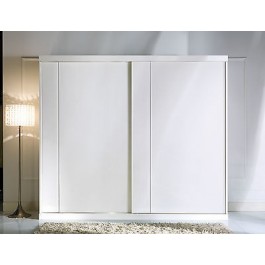 ARMADIO 2 ANTE SCORREVOLI BIANCO COME FOTO LEGNO MASSELLO