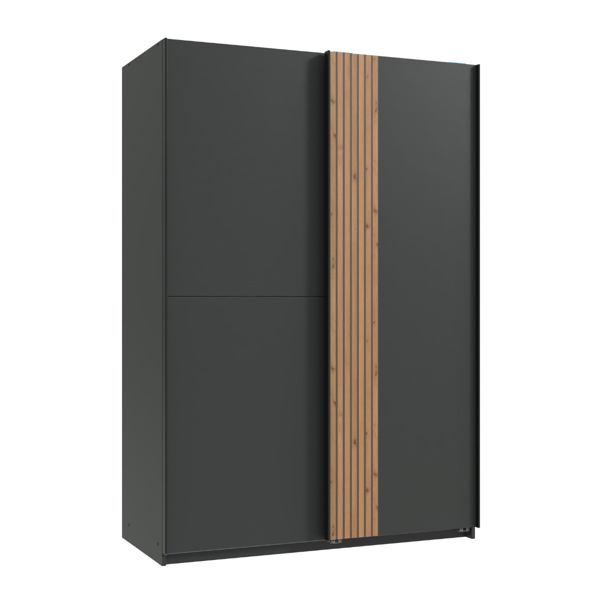 Armadio 2 ante scorrevoli L135 cm - LUENEBURG