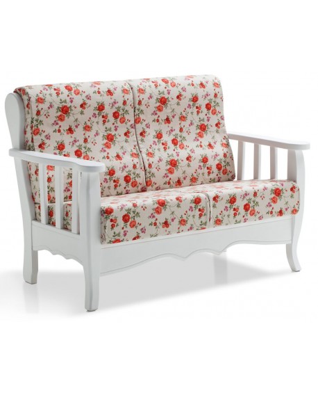 Divani country legno di pino massiccio mod. Elisa