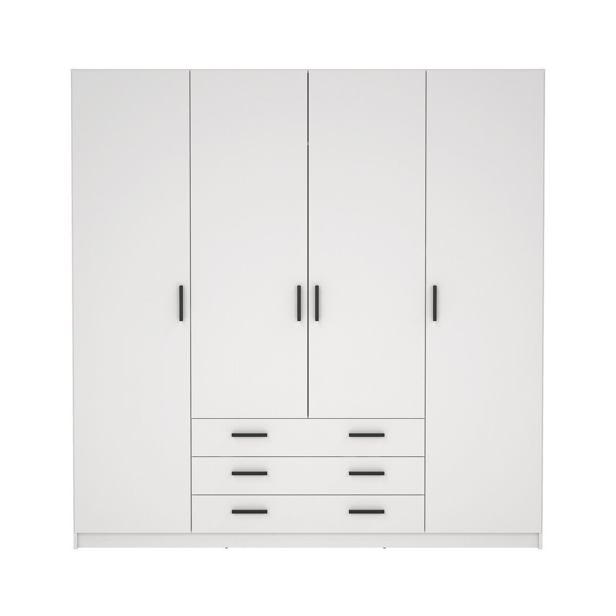 Armadio 4 ante e 3 cassetti L195,5 cm - PRINT