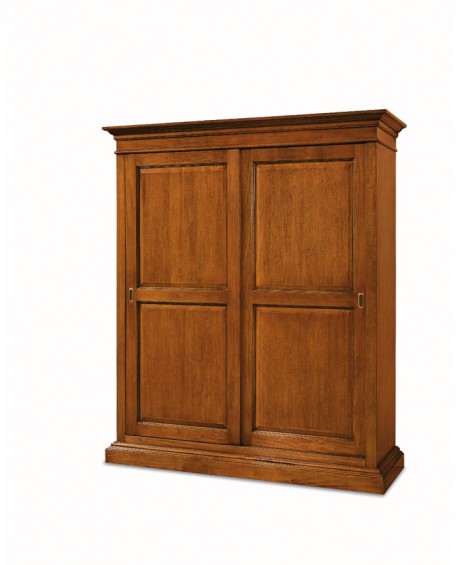 armadio ante scorrevoli in legno massello