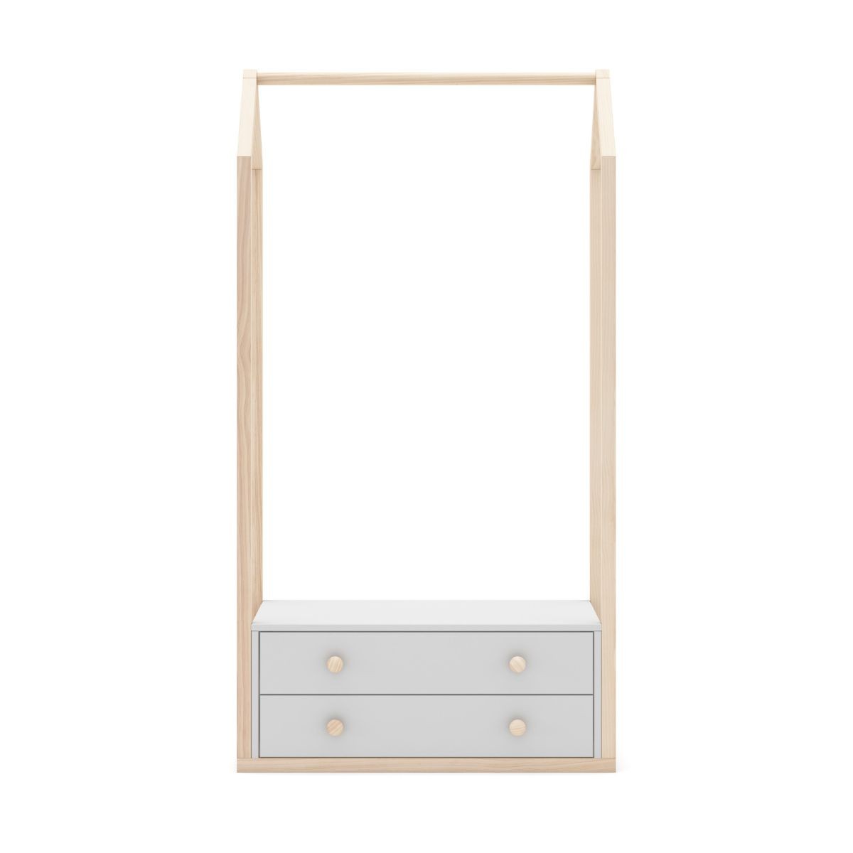 Armadio con 2 cassetti L80 cm - Esteban