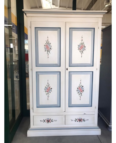 ARMADIO DECORATO legno massello vari colori vari decori