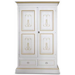 ARMADIO IN LEGNO PROVENZALE DECORATO COME FOTO