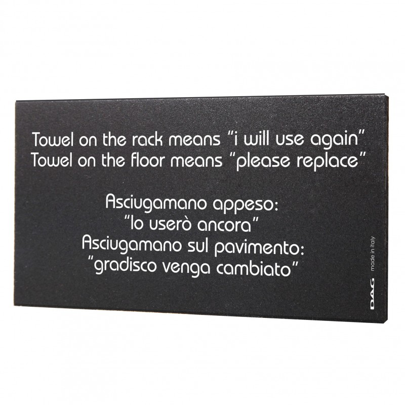 ASCIUGAMANI 8X15 CM DA PARETE DAG STYLE