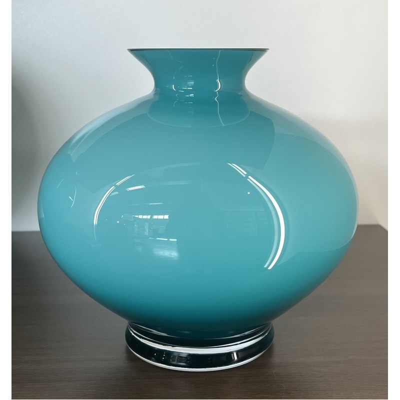 AURORA VASO D. 20 CM. OPALE BALTIC GREEN ONLYLUX