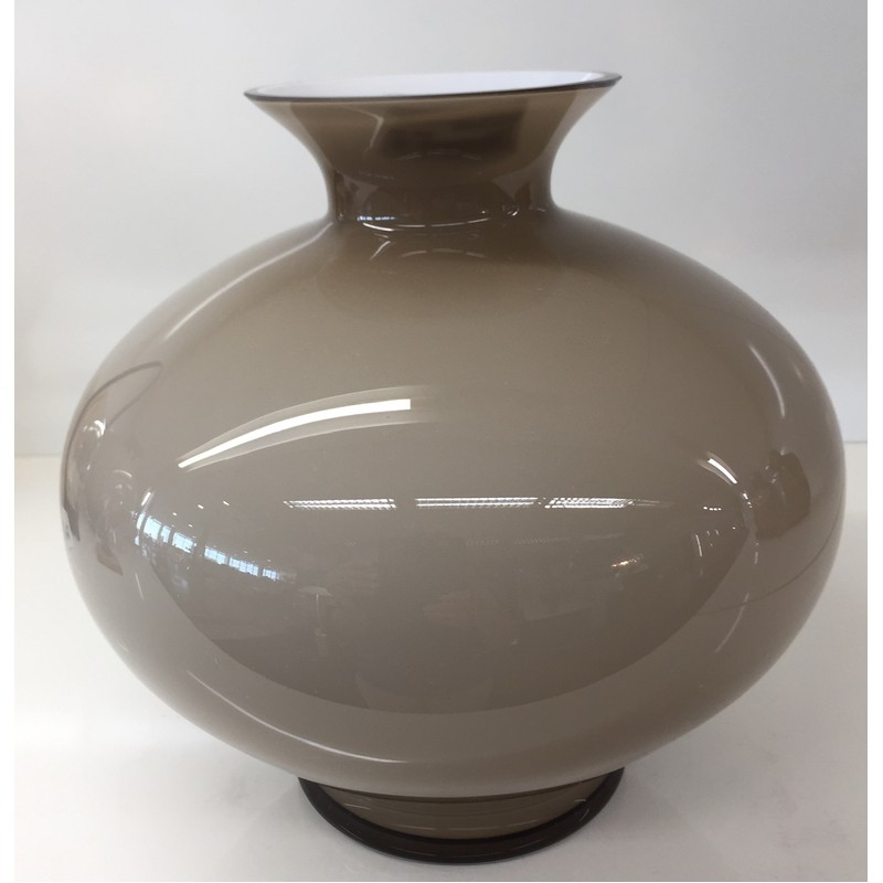 AURORA VASO H 20 CM. OPALE FUME' ONLYLUX