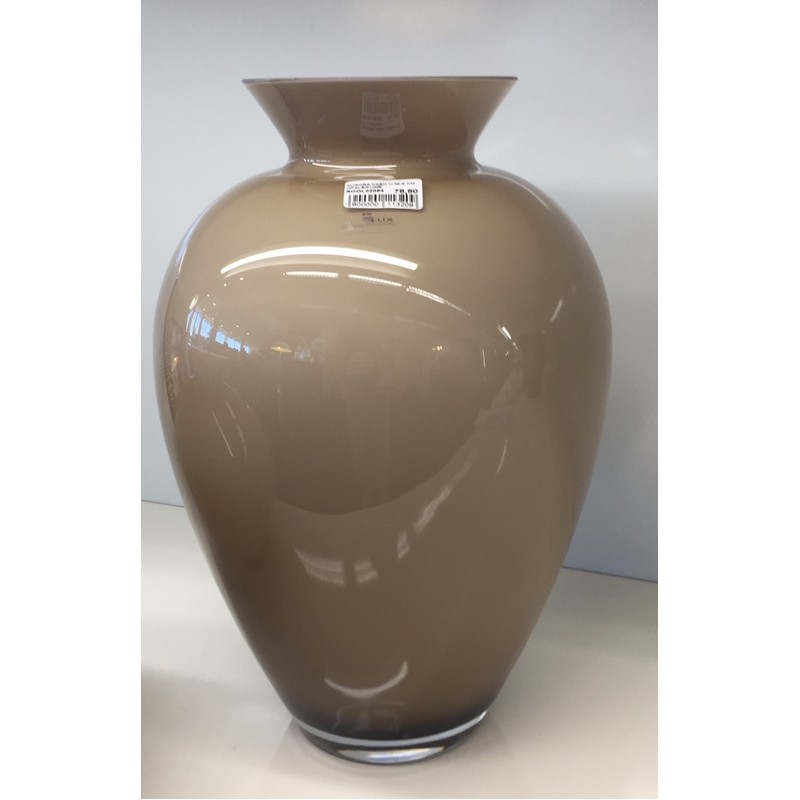 AURORA VASO H 29 CM. OPALE FUME' ONLYLUX