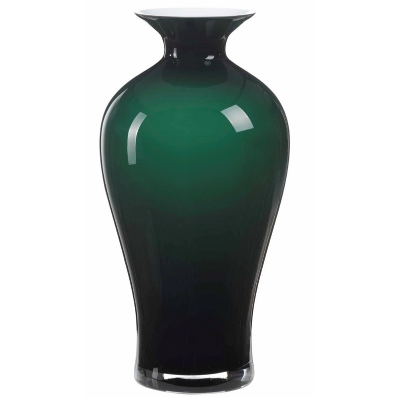 AURORA VASO H 42 CM. VERDE BOSCO ONLYLUX