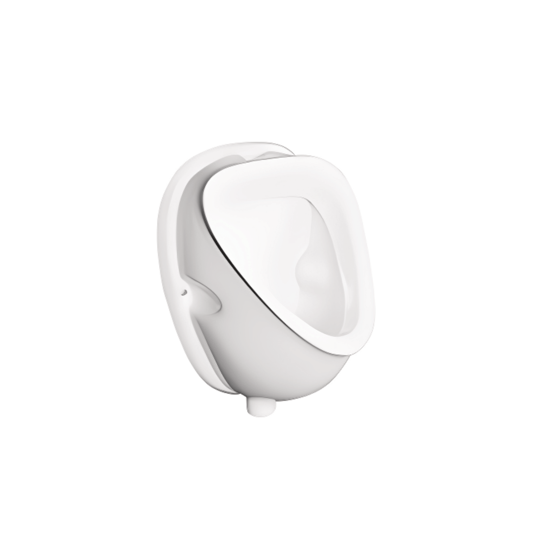 Orinatoio Sospeso Accessibile Azzurra Ceramica Con Scarico a Suolo Bianco Lucido