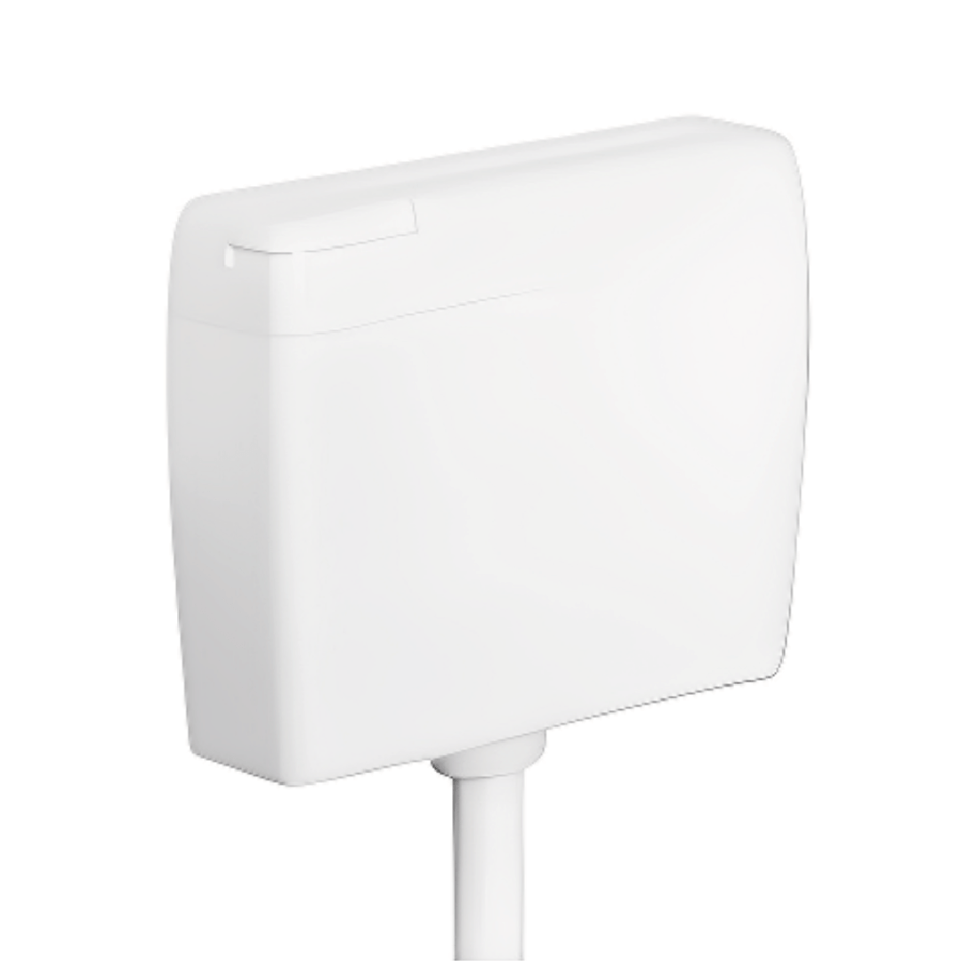 Cassetta a Zaino Per Wc Accessibile Con Comando a Distanza Azzurra Ceramica Bianco Lucido