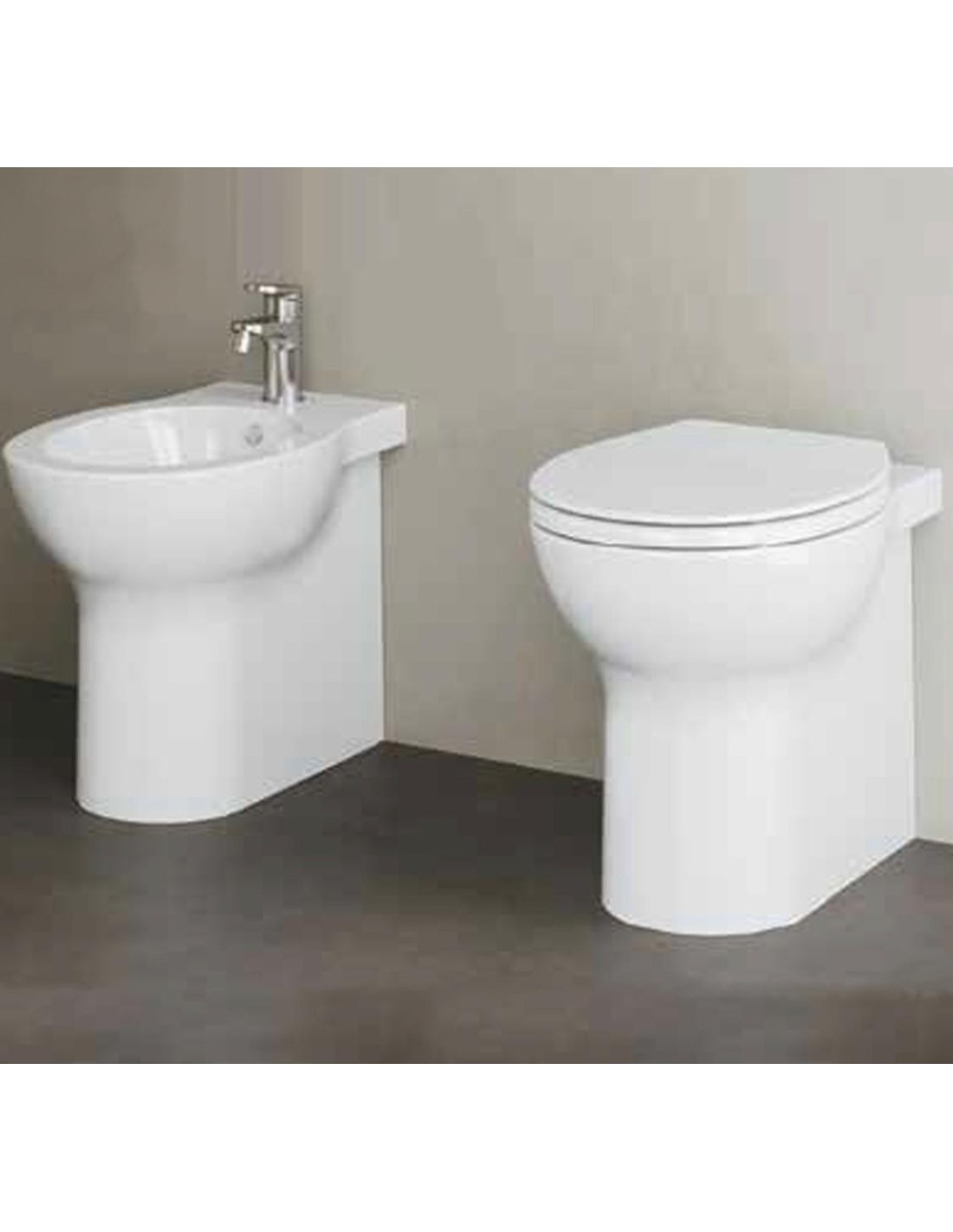 Azzurra - Clik filomuro 53 cm Wc Easy Clean + coprivaso soft close