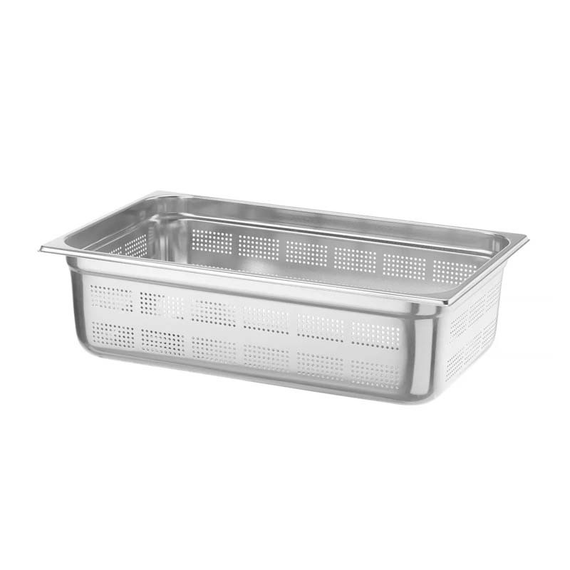 Bacinella inox Gastronorm FORATA GN 1/1 (cm. 53x32,5)