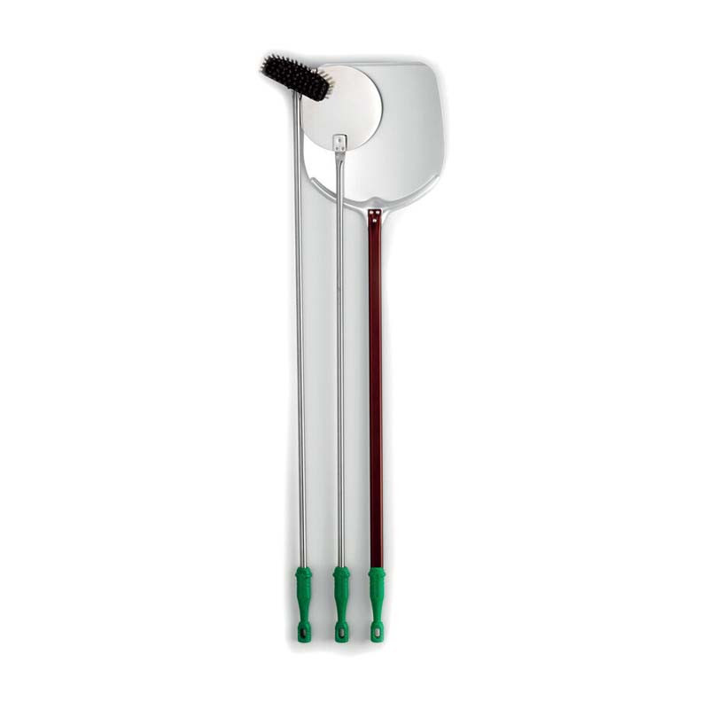 Kit 3 pezzi pala ø 33 cm – palino ø 22 cm – spazzola * H. cm. 135