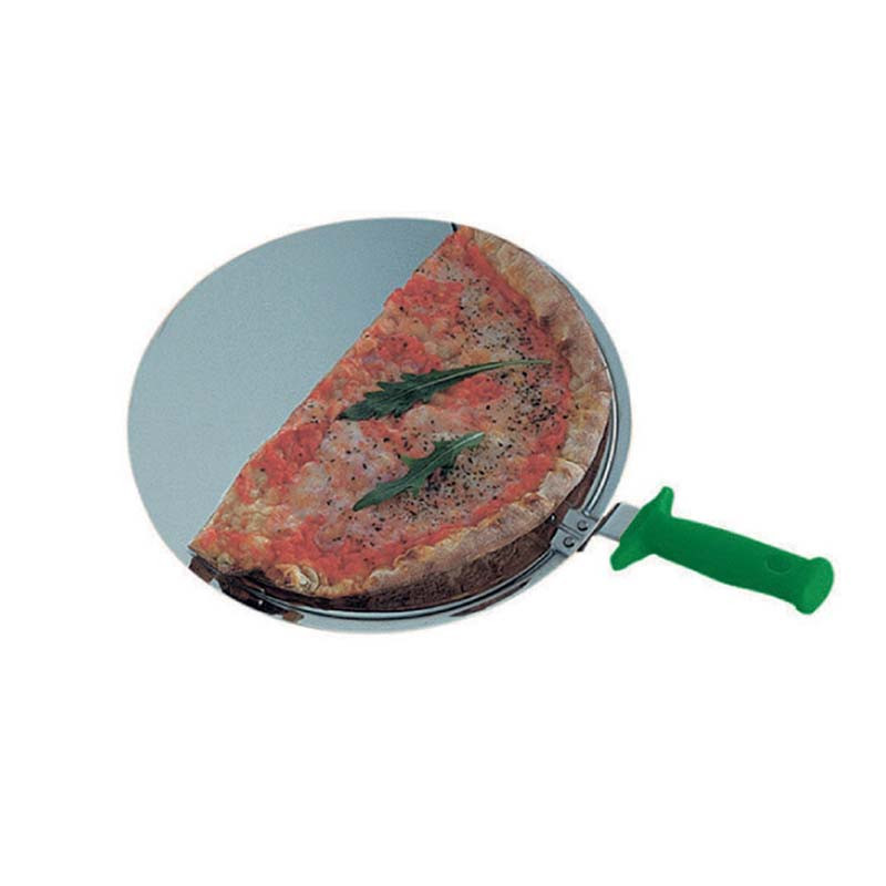 Paletta servi pizza in acciaio - ø 33 cm.