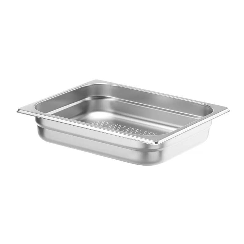 Bacinella inox Gastronorm FORATA GN 1/2 (cm. 32,5x26,5)