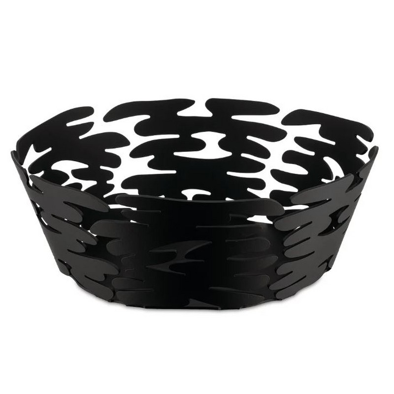 BARKET CESTINO PICCOLO NERO 18 CM. ALESSI